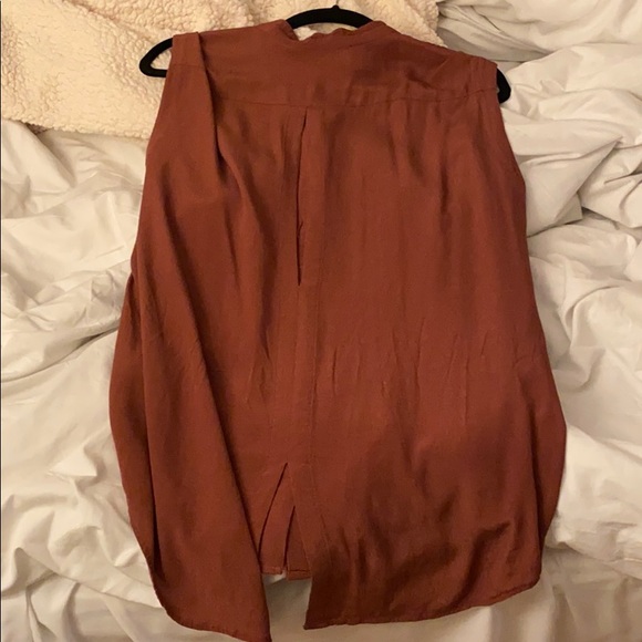 All Saints burnt orange tunic M - Picture 4 of 6